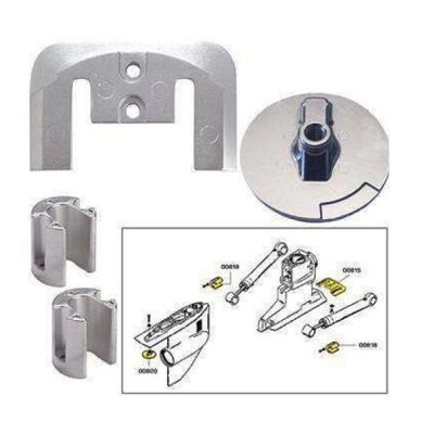 MERCRUISER BRAVO 2 & 3 ALUMINIUM ANODE KIT REPLACES 888761Q03
