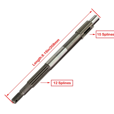 TOHATSU-MERCURY-MARINER 8HP-9,8HP PROPELLER SHAFT  , Replaces*: 3V1-64211-1, 3V1-64211-0,  803744002, 8M0070782, 8037441